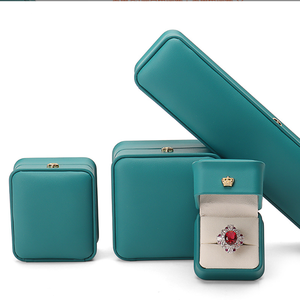 Wholesale Custom Logo Velvet Jewelry Gift <b>Box</b> for Storage of <b>Rings</b> Earrings Bracelets Necklaces with Personalized Logo - Product Image 5