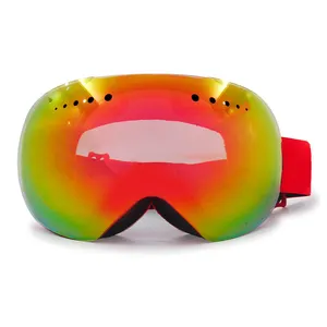 Большие сферические лыжные очки с двойными поляризованными линзами OTG snow googles