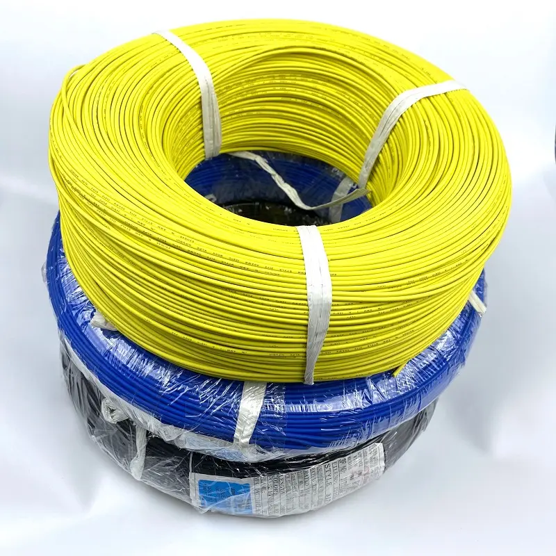Cable de tierra Xple para iluminación de escenario, Cable eléctrico resistente al calor, amarillo y verde, cero halógeno, 125C, 300V, UL3266
