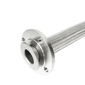 Hortum yüksek kalite tasarım paslanmaz çelik tel örgülü esnek Metal dikişsiz OEM ODM yuvarlak paslanmaz çelik kaynaklı boru 10mm 2BB