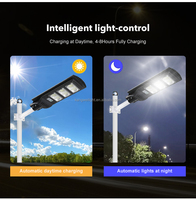 Vente Chaude Projecteur Solaire Intégré IP66 50W 100W 150W 200W 250W, Lampadaires Solaires LED pour Jardin et Route