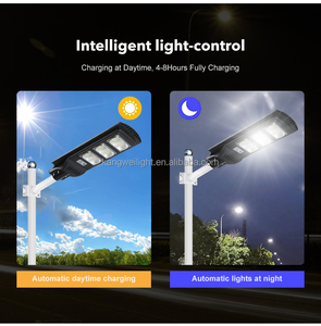 Vente Chaude Projecteur Solaire Intégré IP66 50W 100W 150W 200W 250W, Lampadaires Solaires LED pour Jardin et <span class=keywords><strong>Route</strong></span> - Product Image 6