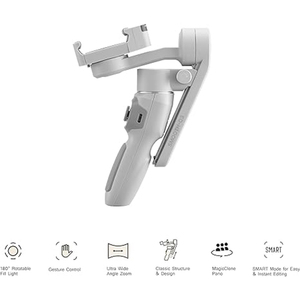 Nouveau Stabilisateur Smooth-Q3 Original 2026 pour Smartphone Android, Trépied et Lumière d'appoint LED pour Kit Vidéo TikTok YouTube Vlog F - Product Image 2