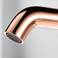 Robinet de lavabo en laiton à poignée unique AMAXO, Robinet de lavabo de salle de bain monotrou, Robinet mélangeur de lavabo de salle de bain, Cartouche céramique