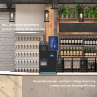 Kiosque de 10.1 pouces Recycleur d'argent liquide Terminal de recyclage de pièces de monnaie Kiosque de paiement en libre-service Kiosque de recyclage d'argent liquide