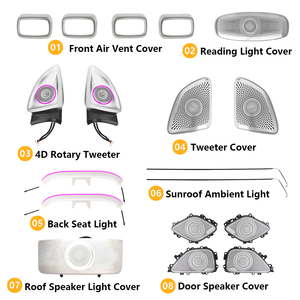 ICarsin para Mercedes Benz GLE W167 <span class=keywords><strong>GLS</strong></span> X167, Luz Ambiental Mágica, Nueva Luz Ambiental LED Symphony para Automóvil, Accesorios - Product Image 6