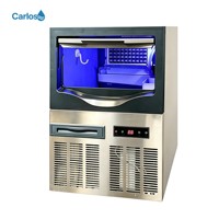 Machine à glaçons encastrable sous comptoir, qualité supérieure des glaçons, protection automatique pour les petites entreprises de restauration