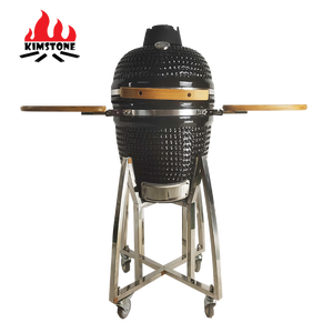 Parrilla de Carbón Kimstone Kamado de 18 Pulgadas, Horno Kamado de Cerámica y Acero Inoxidable, Parrilla de Carbón - Product Image 5