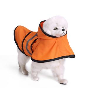 Cartoon Classic Cute Dog Raincoat Hooded Jacket Waterproof Windproof Polyester Pet Rainwear - Product Image 1