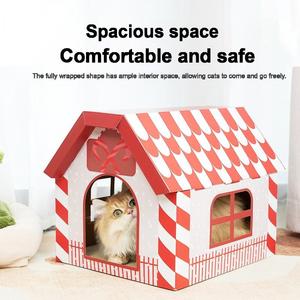 猫ベッド環境にやさしい段ボール猫家ペット用品店プロモーションプレゼントアイテム - Product Image 5
