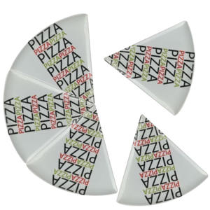 Plateau à <span class=keywords><strong>pizza</strong></span> en mélamine triangle et plat à pia avec design personnalisé - Product Image 3