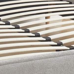 Lit rembourré de luxe haut de gamme, mobilier de chambre à coucher, lit moderne et confortable - Product Image 4