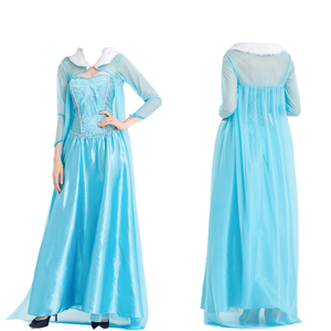 Elsa <span class=keywords><strong>principessa</strong></span> fata abito Costume con accessori per feste di compleanno <span class=keywords><strong>donna</strong></span> e regina Cosplay abiti ispirati al film e TV - Product Image 1