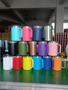 Meilleures ventes : gobelets à café à double paroi de 14 oz, en acier inoxydable isolé, gobelet thermique, tasses à café de voyage avec couvercle étanche - Product Image 6