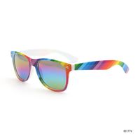 DL LUNETTES Vente à chaud Lunettes de soleil arc-en-ciel personnalisées à la mode Lunettes de soleil à monture colorée 2024 Nuances de marque de créateur bon marché