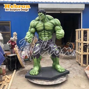 Figuras de Acción Realistas de Tamaño Natural, Escultura de Fibra de Vidrio del Hombre Musculoso <span class=keywords><strong>Hulk</strong></span>, Estatua del <span class=keywords><strong>Hulk</strong></span> de Película de Superhéroes, Figuras de Acción - Product Image 3