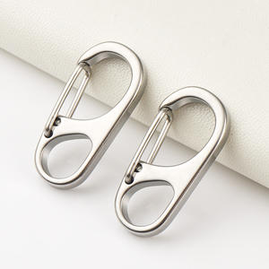 คาราไบเนอร์ขนาดเล็ก21มม. ทำจากสแตนเลสตะขอสปริงเล็กพวงกุญแจคาราไบเนอร์ขนาดเล็กสำหรับพาราคอร์ด - Product Image 6