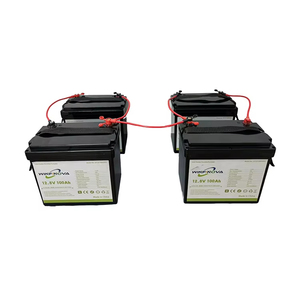 Batterie solaire LiFePO4 UPS 12,8 V 100 Ah à décharge profonde pour stockage d'énergie domestique, alimentation de secours pour camping-car/yacht/bateau, protection IP54, éolienne - Product Image 3