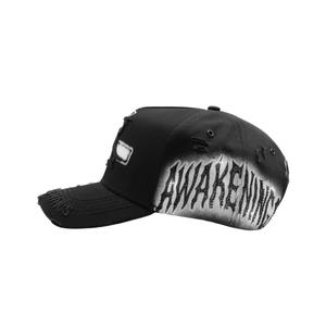 Casquette de baseball vintage sportive à 5 panneaux avec broderie de lettres, visière incurvée G5, en tissu de coton, unisexe, toutes saisons, performance, strass - Product Image 2