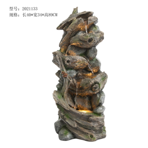 <strong>Peacock</strong> <strong>Outdoor</strong> <strong>Fountain</strong> with LED Lights - Product Image 3