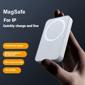 Batterie externe magnétique sans fil 10000 mAh en gros, <span class=keywords><strong>mini</strong></span> chargeur sans fil pour iPhone - Product Image 3