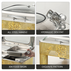 Kompor Buffet Pemanas Alkohol Stainless Steel Komersial OULU Kontrol Digital Cerdas Hemat Energi A+++ Desain Mewah - Product Image 6