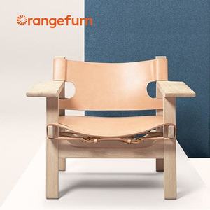 Orangefurn American Vintage pelle cavallo sedia da sella per Hotel retrò stile spagnolo per il tempo libero mobili per soggiorno - Product Image 3