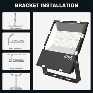 كشاف إضاءة 200 واط IP65 تيار متردد 85-300 فولت من الألومنيوم بزاوية واسعة وإضاءة دافئة للاستخدام الخارجي - Product Image 5