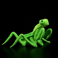 Juguete de Peluche Personalizado de Simulación de Mantis, Cojín de Insecto de Peluche para Museo de la Naturaleza, Suministro de Regalos, Fábrica, OEM ODM Global Personalizado