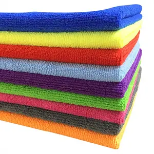 Pano de microfibra colorido 80% poliéster 20% poliamida, toalha de microfibra super absorvente para cozinha, toalha de microfibra para limpeza de carros