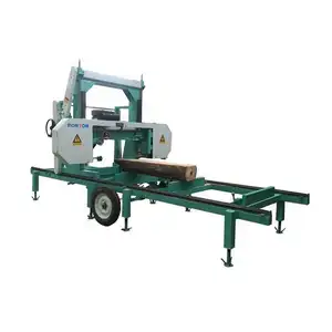 Portable sawmill Diesel Engine Horizontal Band Sawmill