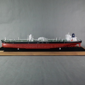 Artisanat en plastique fait à la main ligne d'expédition logistique présent océan oeuvre Studio expédition cadeau personnalisé 120cm modèle de bateau pétrolier - Product Image 4