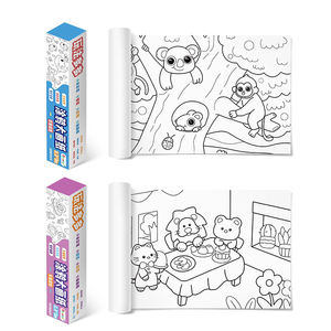 العملاق إعادة عصا الرسم اللوحة لفة ورق 300 سنتيمتر لزجة جدار التلوين المشارك للأطفال الصغار - Product Image 1