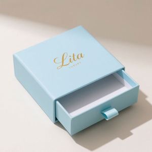 Custom Logo Rigid Paperboard Jewelry Watch Packaging <b>Box</b> Magnetic Closure Handle Recycled Materials Custom Shape/Size Matt - Product Image 5