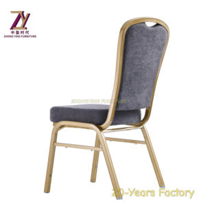 Silla de banquete de metal de estilo moderno para interior y exterior para comedor de boda y muebles de restaurante de hotel al por mayor - Product Image 4
