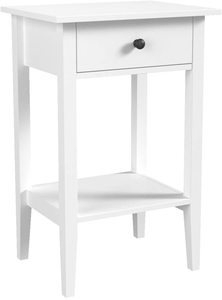 Oriental Antique French Style Nightstand Chic Fancy Night <strong>Table</strong> White <strong>Shelf</strong> Mini Stand Wooden Small <strong>Bedside</strong> <strong>Tables</strong> for Hotel - Product Image 6