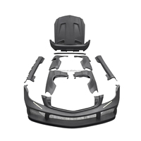 FRP Wide Bodykit für Mercedes-Benz SL-Klasse R230 BS-Style Seitenschweller Heckspoiler Frontstoßstange Motorhaube Kotflügel Karosserie-Kit