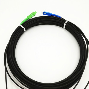 <span class=keywords><strong>Prix</strong></span> usine G675A 1 2 4 6 8 Core Extérieur FTTH <span class=keywords><strong>Fibre</strong></span> Optique cordon de <span class=keywords><strong>raccordement</strong></span> ftth à 2 noyaux Avec Le Fil De Messager - Product Image 1