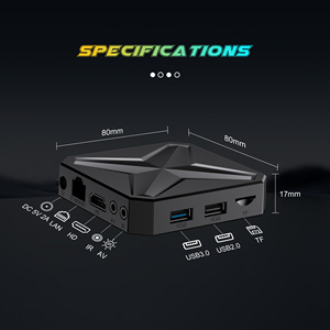 JUNUO Android <span class=keywords><strong>IPTV</strong></span> TV Box WiFi6 Bluetooth 5.4 RK3518 Reproductor Multimedia Inteligente con Decodificador 8K - Product Image 6