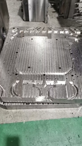 Boîtier de dissipateur de chaleur pour batterie externe, moulé sous pression en alliage d'aluminium ADC12, anodisation dure et sablage, pour <span class=keywords><strong>les</strong></span> secours des pompiers - Product Image 2