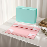Dossiers magnétiques pliables de luxe en carton recyclé, personnalisables avec estampage, structure à clapet magnétique, vente en gros