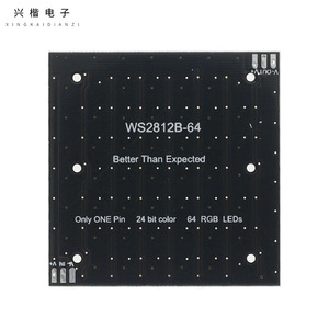 บอร์ดพัฒนาอินเตอร์เฟซ5V SPI แผงวงจร64x1แผงวงจร5050 RGB LED Matrix - Product Image 2