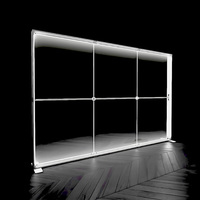 Led 10x10 Pop up Affichage des salons professionnels Toile de fond d'exposition Pop up Rétroéclairé Présentoir SEG Light Box Displays LED Exhibition Lightbox