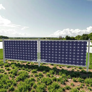 Nouveau produit Expansion facile de la longueur de la clôture Orientation d'installation horizontale ou verticale Panneau solaire Clôture photovoltaïque PV - Product Image 6