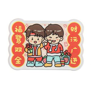 Llavero de arena movediza líquida personalizado, dije acrílico personalizado con purpurina, imanes magnéticos para refrigerador - Product Image 5