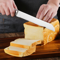 Ensemble de 5 couteaux de cuisine professionnels, couteaux de chef japonais, lame en acier inoxydable de 8 pouces avec bloc