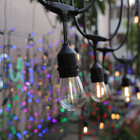 Vietnam usine 7.3m 12 ampoules décoration de vacances étanche lumière de noël intérieur extérieur Led Globe lumière Edison guirlandes lumineuses