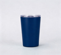 Gobelet isotherme à double paroi de 12 oz en acier inoxydable 304 vert menthe, avec couvercle push-pull pour boire directement, idéal pour le lait et le café