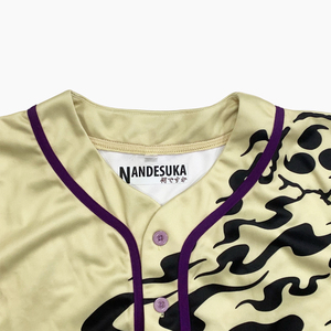 Camiseta de Béisbol con Diseño de <span class=keywords><strong>Orochimaru</strong></span>, para Hombre, Verano, Estampado de Llamas, Manga Corta, Estilo Harajuku, Hip Hop, Casual - Product Image 4