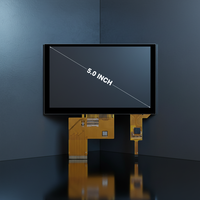 Waiken Schneller Versand 4,3 Zoll 800x480 Auflösung Medizinische Industrielle TN TFT Touchscreen-Module 1000 cd/m² Helligkeit LCD